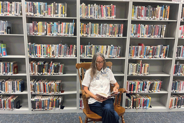 Pat Austin, retired professor of children's literature at the University of New Orleans and a faculty member for 26 years, is the volunteer-in-chief of the Children’s and Young Adult Library housed on the third floor of the Bicentennial Education Center.