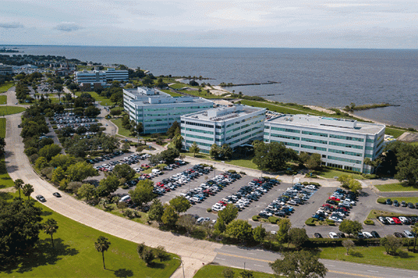 The Louisiana Wind Energy Hub will be housed at The Beach at UNO, the University’s Research & Technology Park.