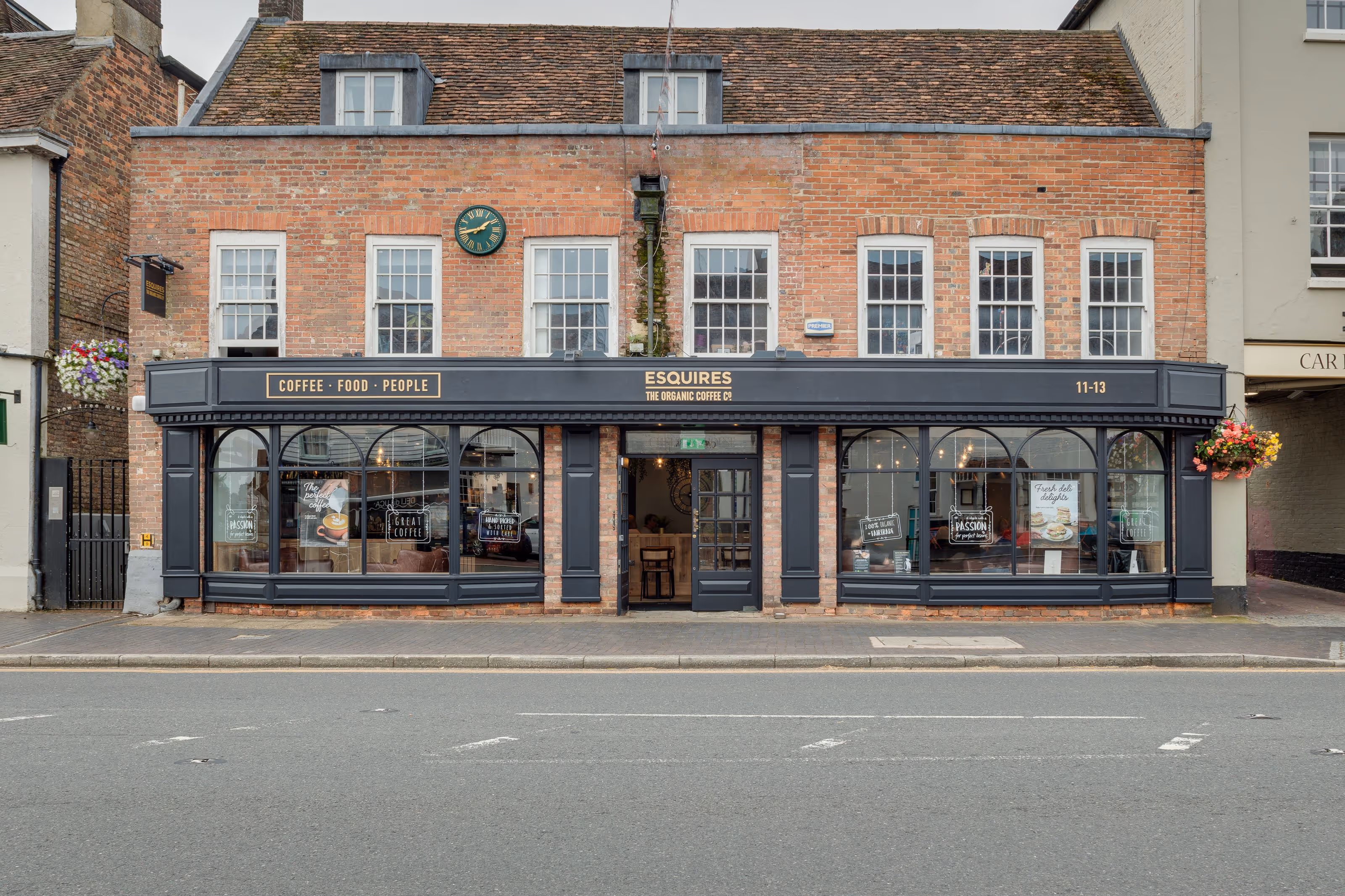 Esquires Coffee signage