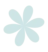 Light blue six-pointed snowflake icon on transparent background.