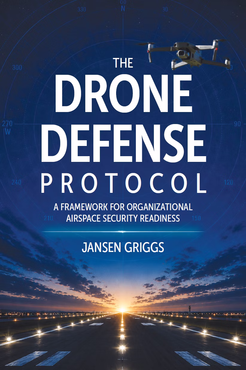 The Drone Defense Protocol book cover by Jansen Griggs