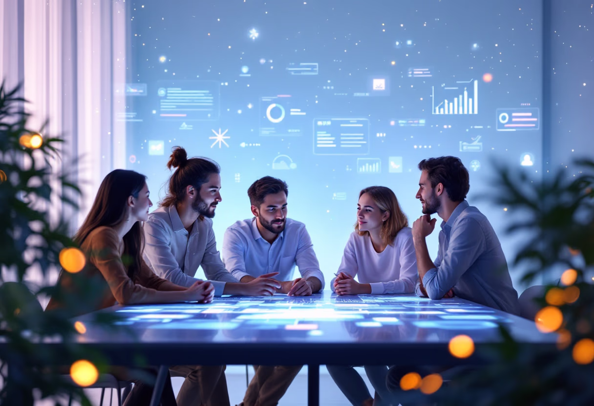 image of a team collaborating