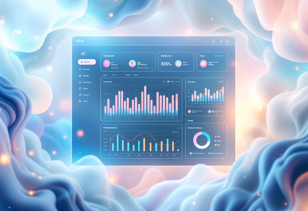 [interface] image of a dashboard interface (for a productivity tools business)