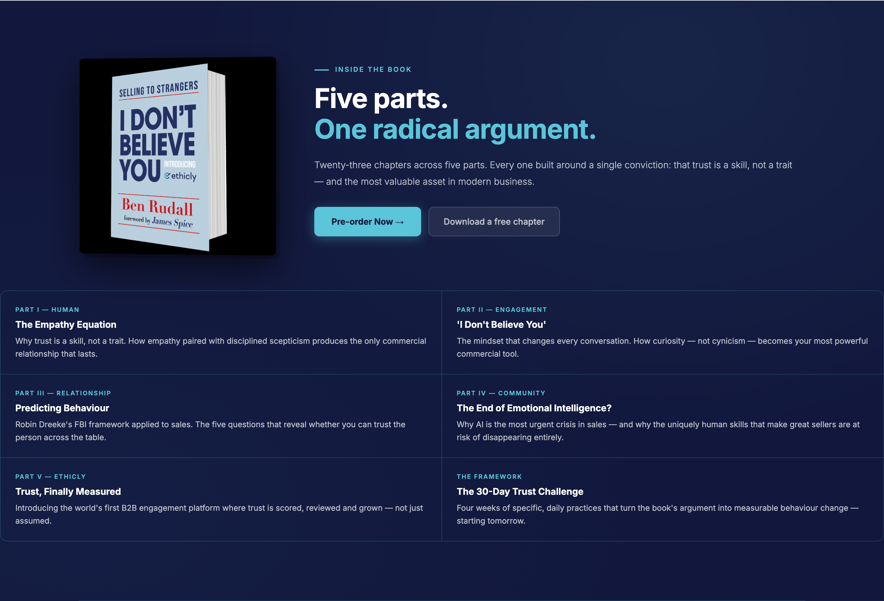 Five Parts One Radical Argument