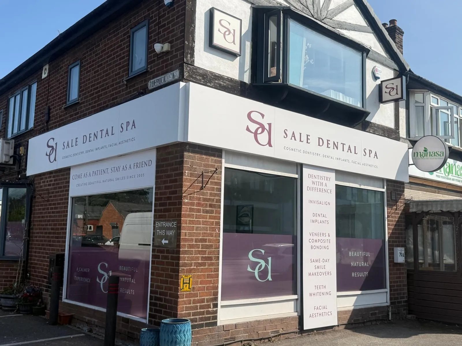 Sale Dental Spa on the corner of Washway Road, Sale