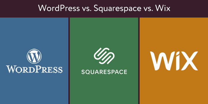 WordPress vs. Squarespace vs. Wix