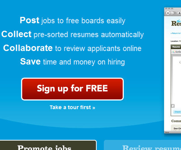 A visually-appealing CTA button can increase clicks