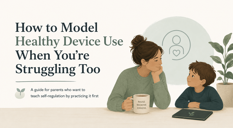 How to Model Healthy Device Use When You're Struggling Too
