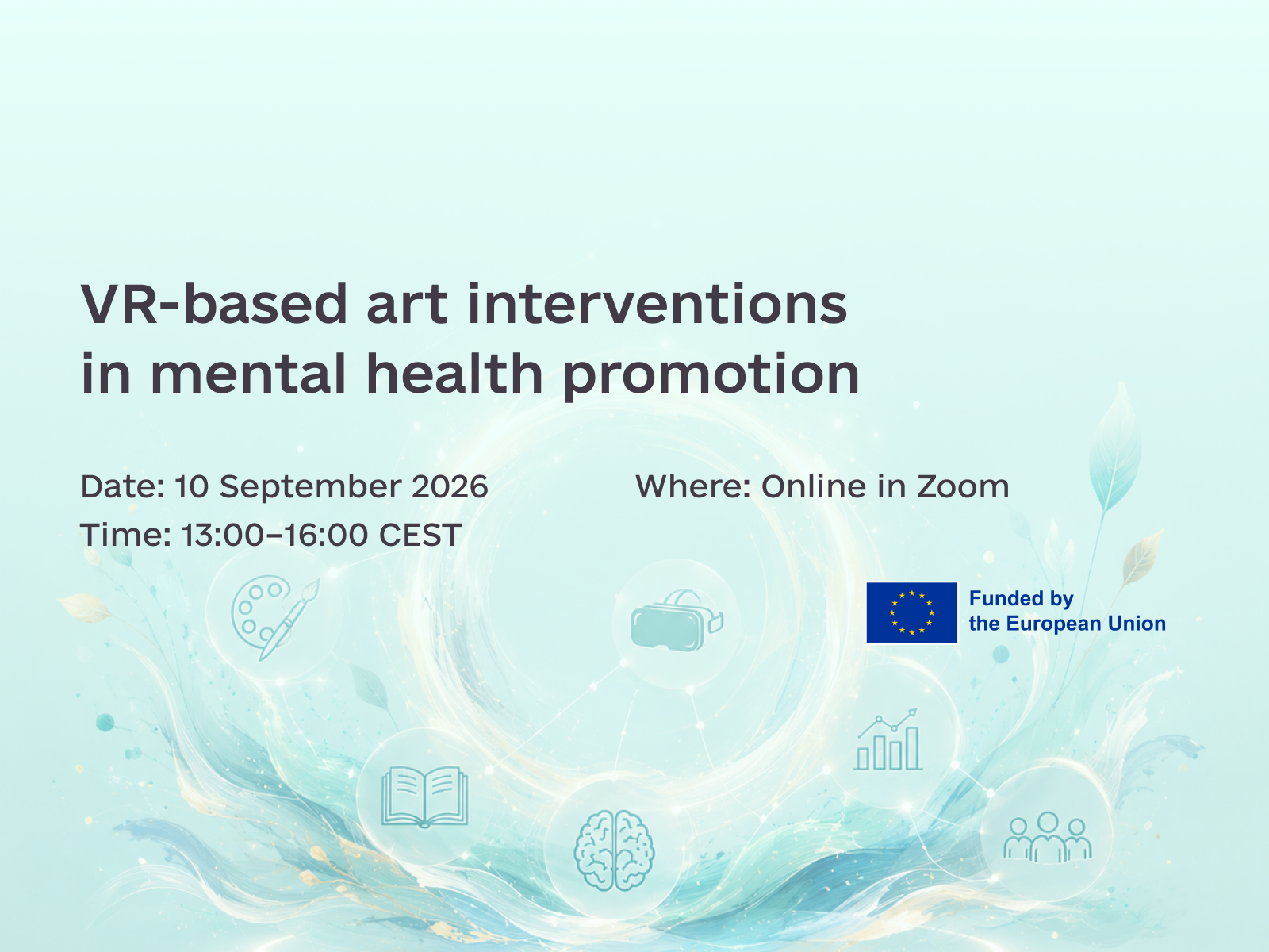 Online Event: VR-based art interventions in mental health promotion