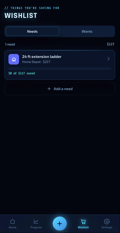 solstice app wishlist ladder