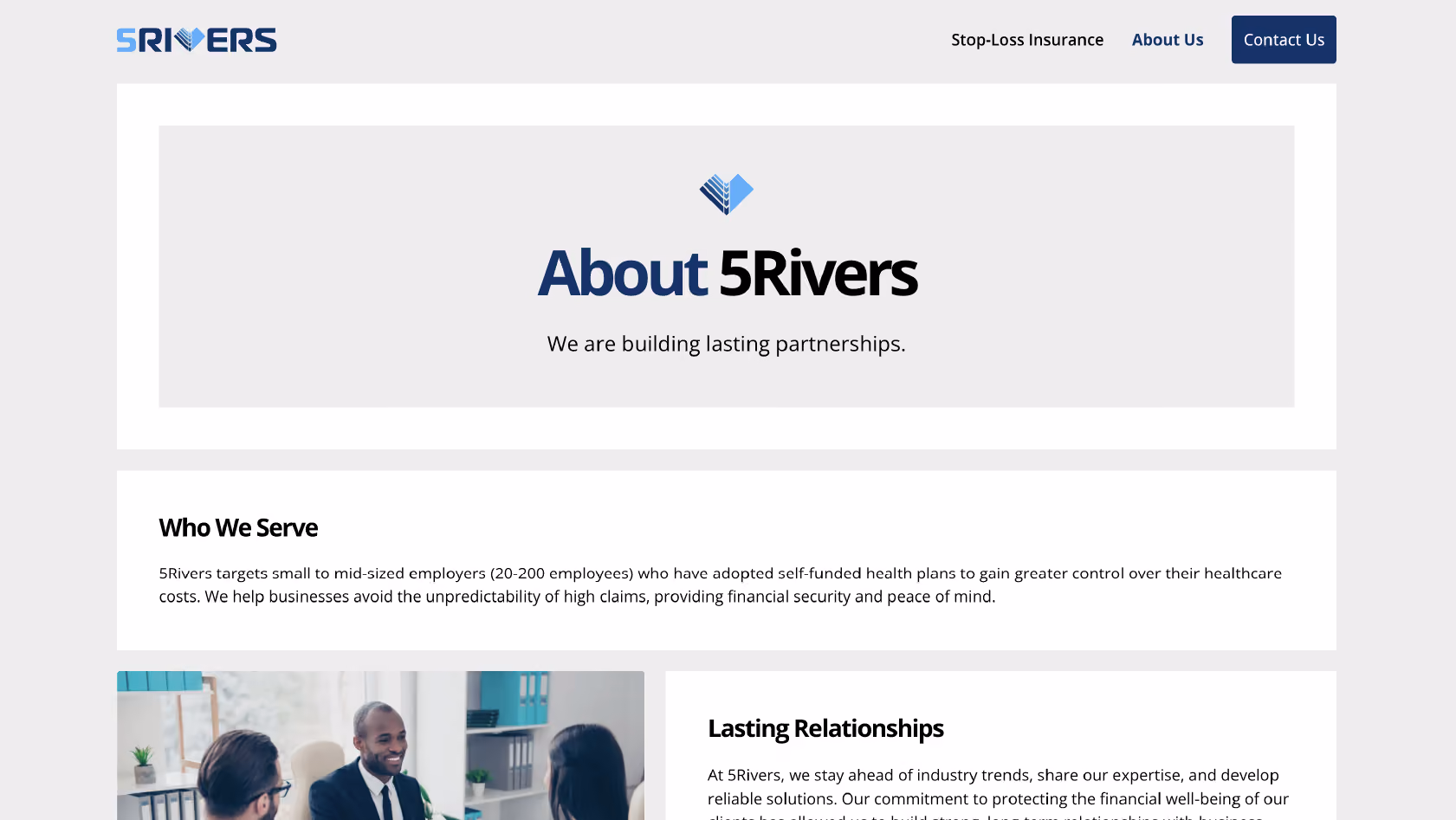 5rivers about webpage