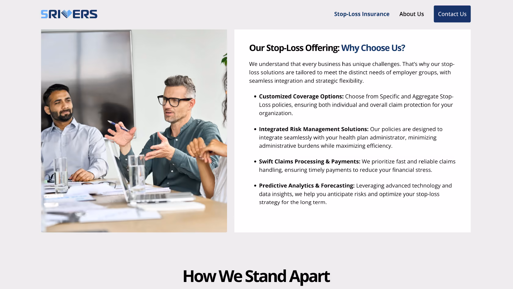 5rivers stoploss webpage
