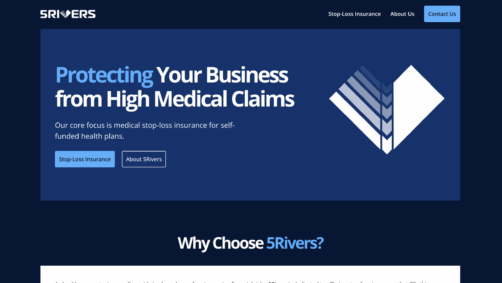 5rivers homepage dark mode