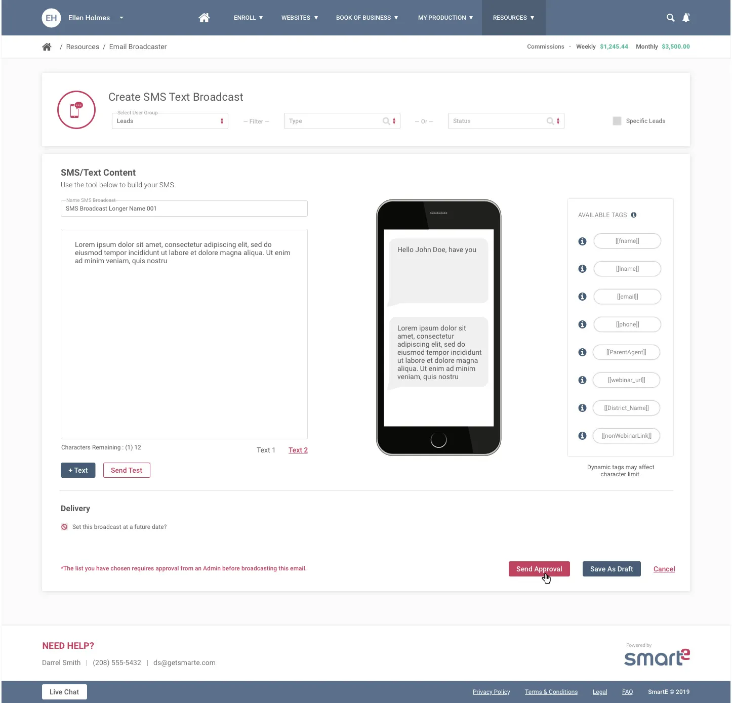 broadcaster uxui smarte