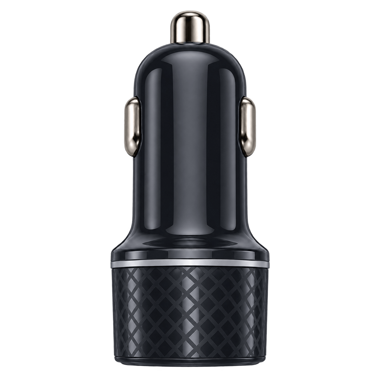 PRYEVO PR-CC60W-CA02 60W dual-port car charger, side view
