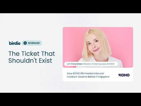 The Ticket That Shouldn't Exist — KOHO webinar