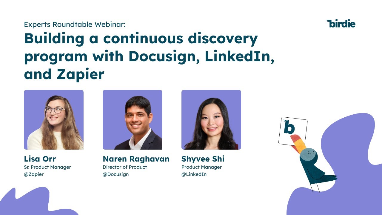 Como criar um programa de product discovery contínuo, com Docusign, LinkedIn e Zapier