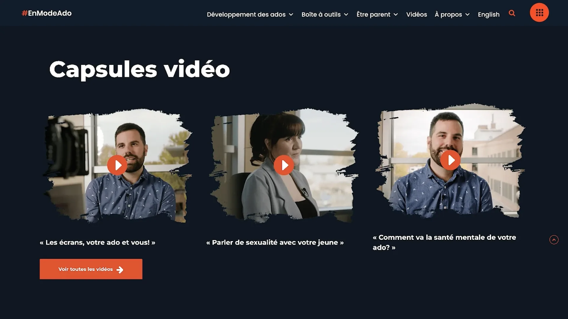 Logo de l'agence créative Squ4d sur fond crème, extrait de son demo reel en motion design