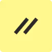 Button slash UI element