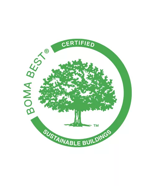 BOMA best logo. points de certification de bâtiment écologique