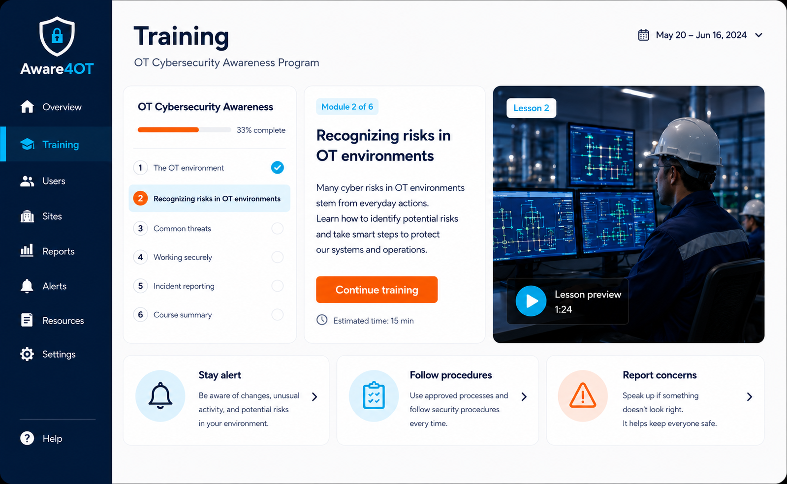 OT-awareness voor operators, monteurs, engineers en contractors