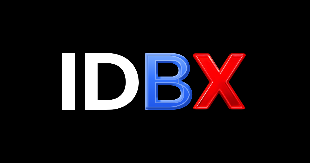 IDBX logo, wide