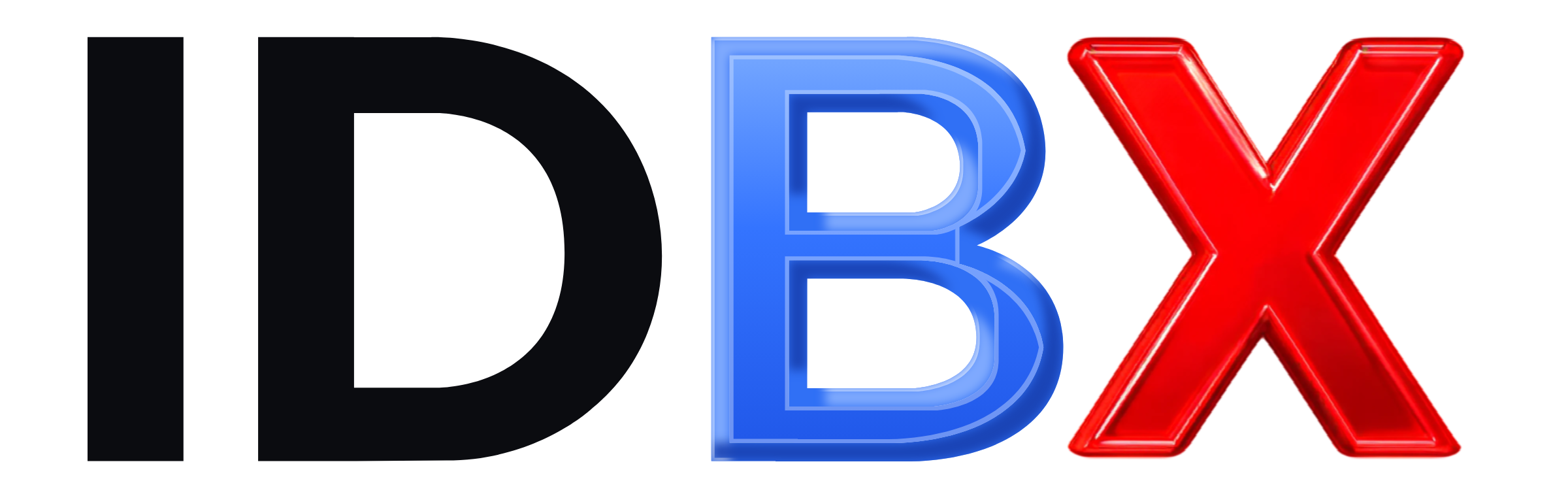 IDBX logo for white backgrounds, transparent