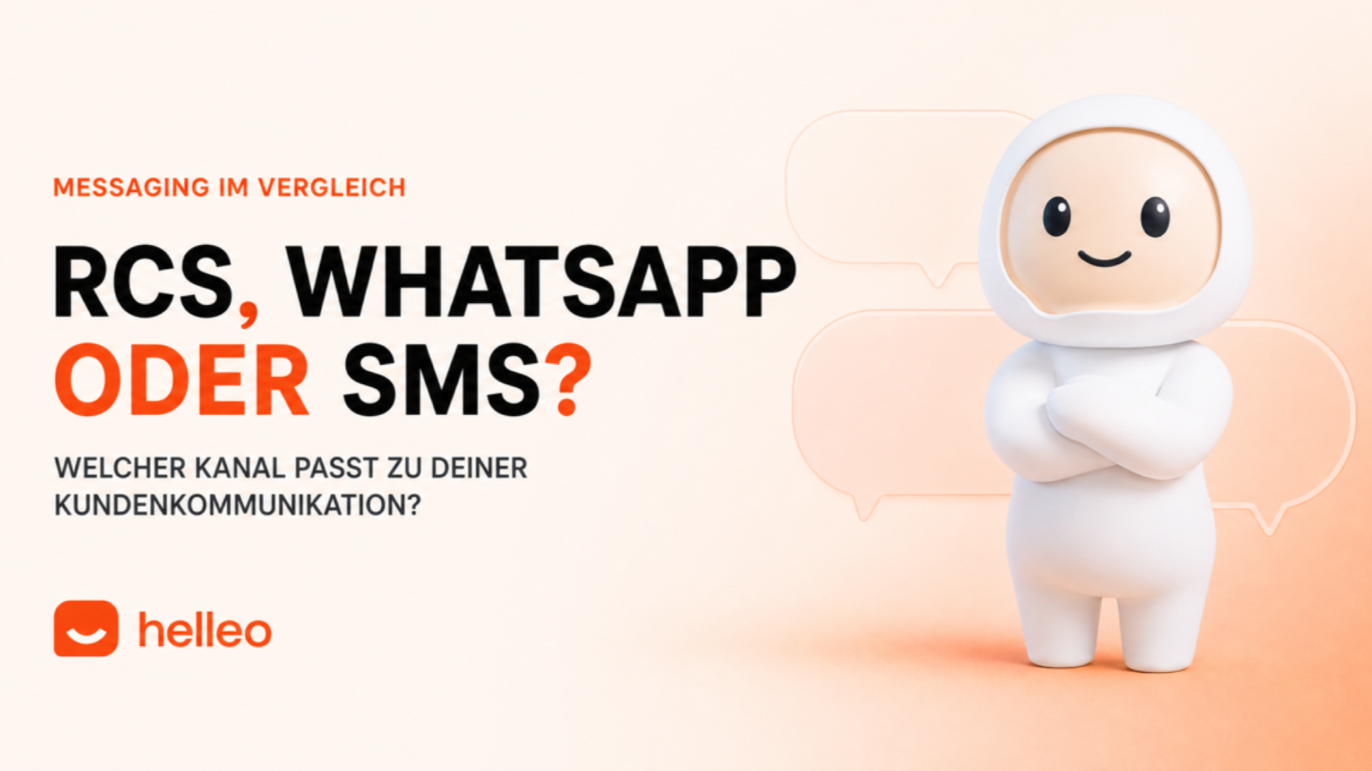Vergleich der Messaging-Kanäle RCS, WhatsApp und SMS