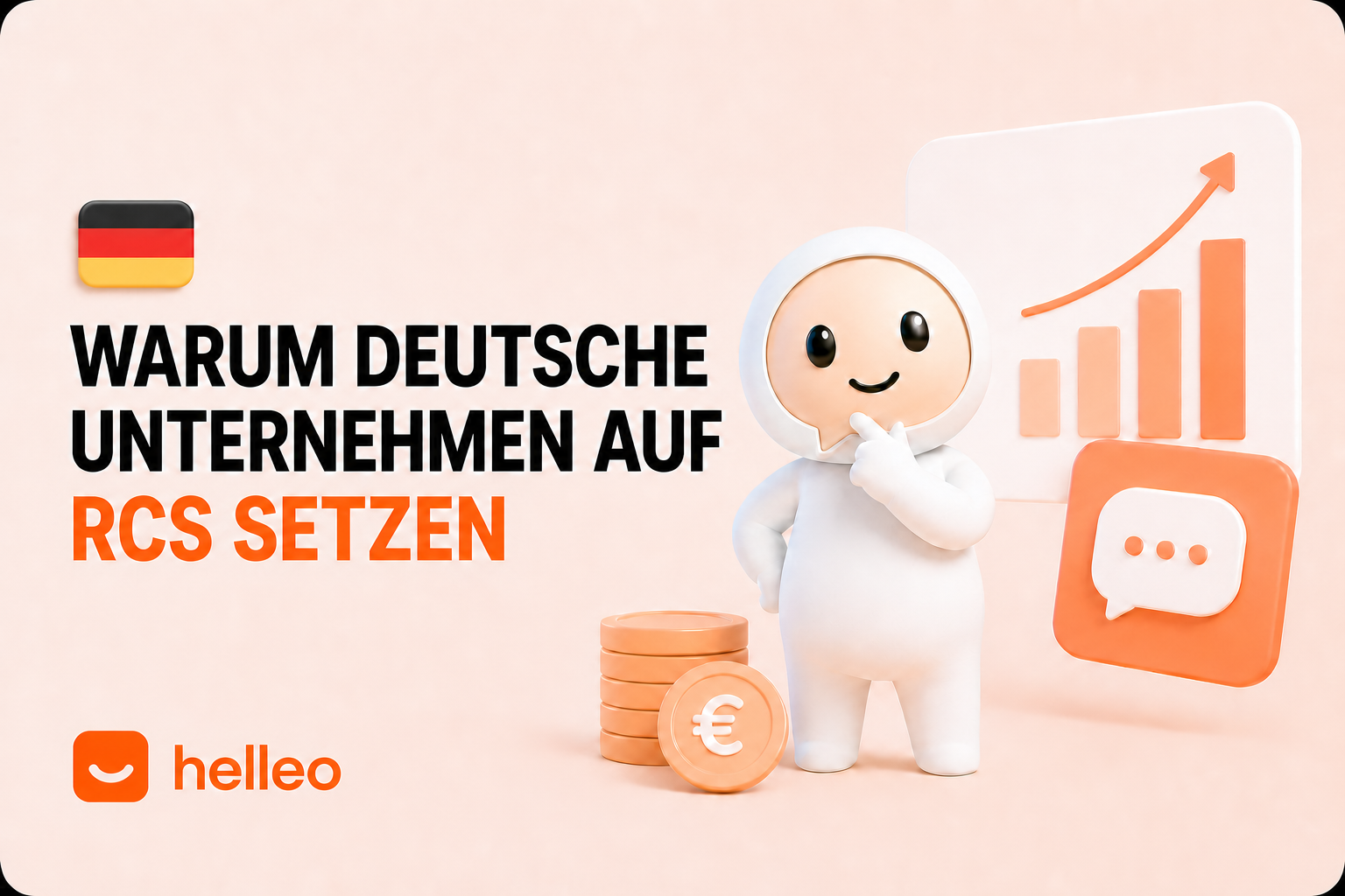 RCS mobile Kundenkommunikation auf dem Smartphone