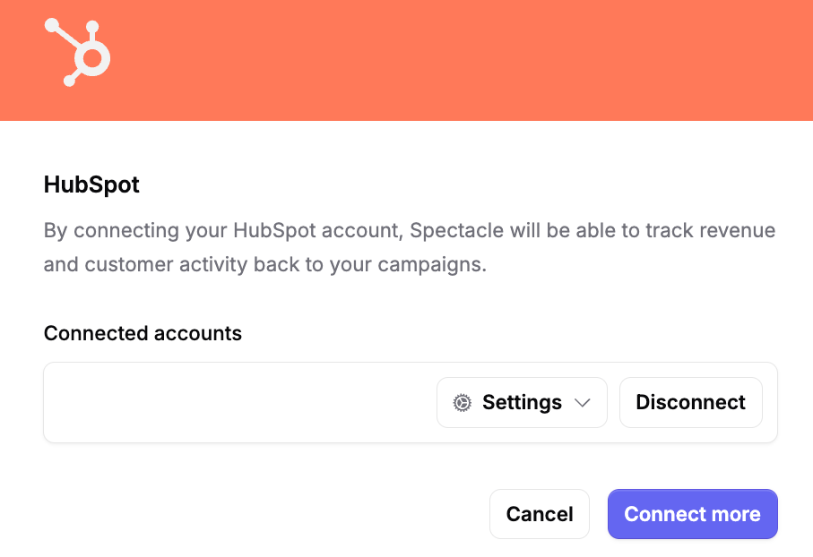 Hubspot Connection Image