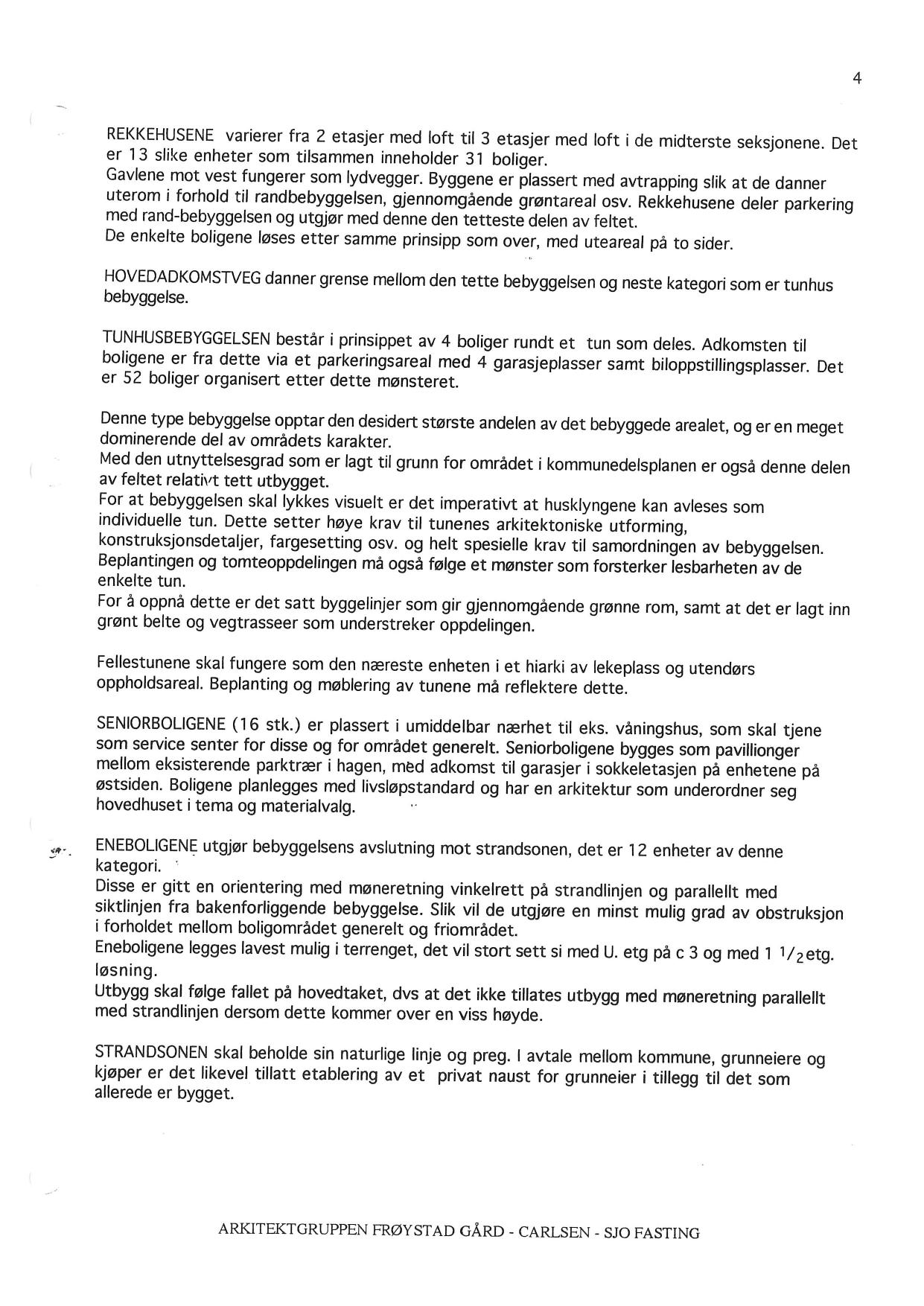 Side 5 av 10 – kapittel 3 Bebyggelsesplan – Frøystadpermen