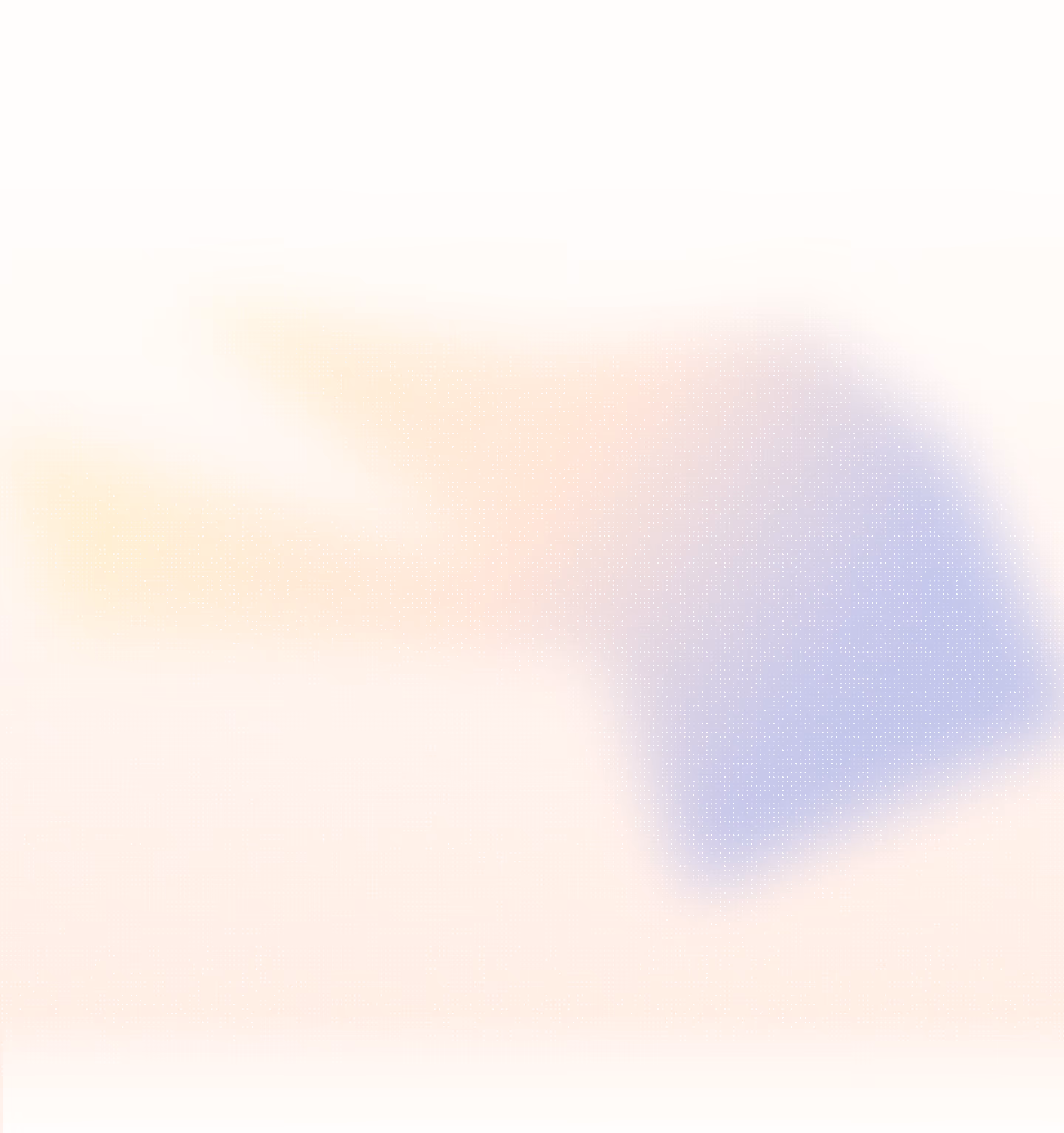 Abstract blurred color gradient with soft yellow, peach, and blue tones on a white background.