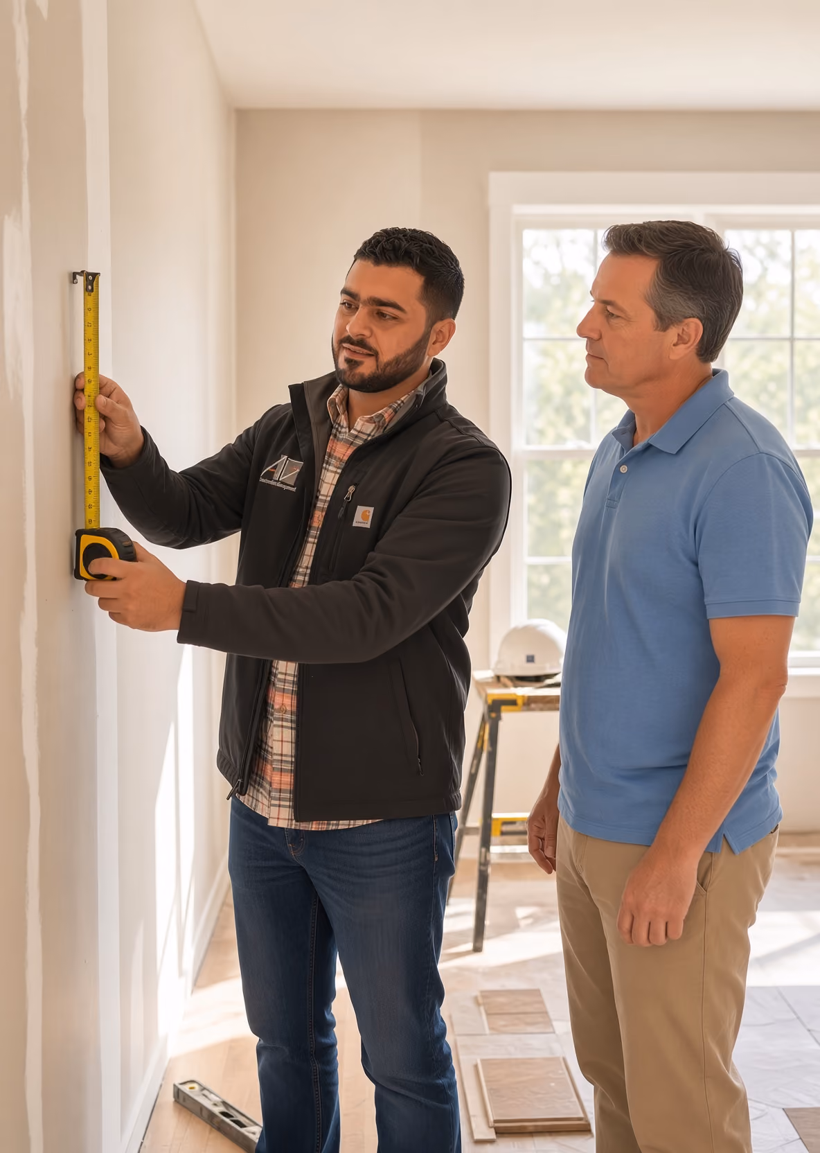 Abdallah Atieh working with a client in Cary