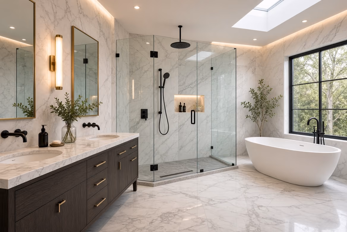 Luxury bath remodel