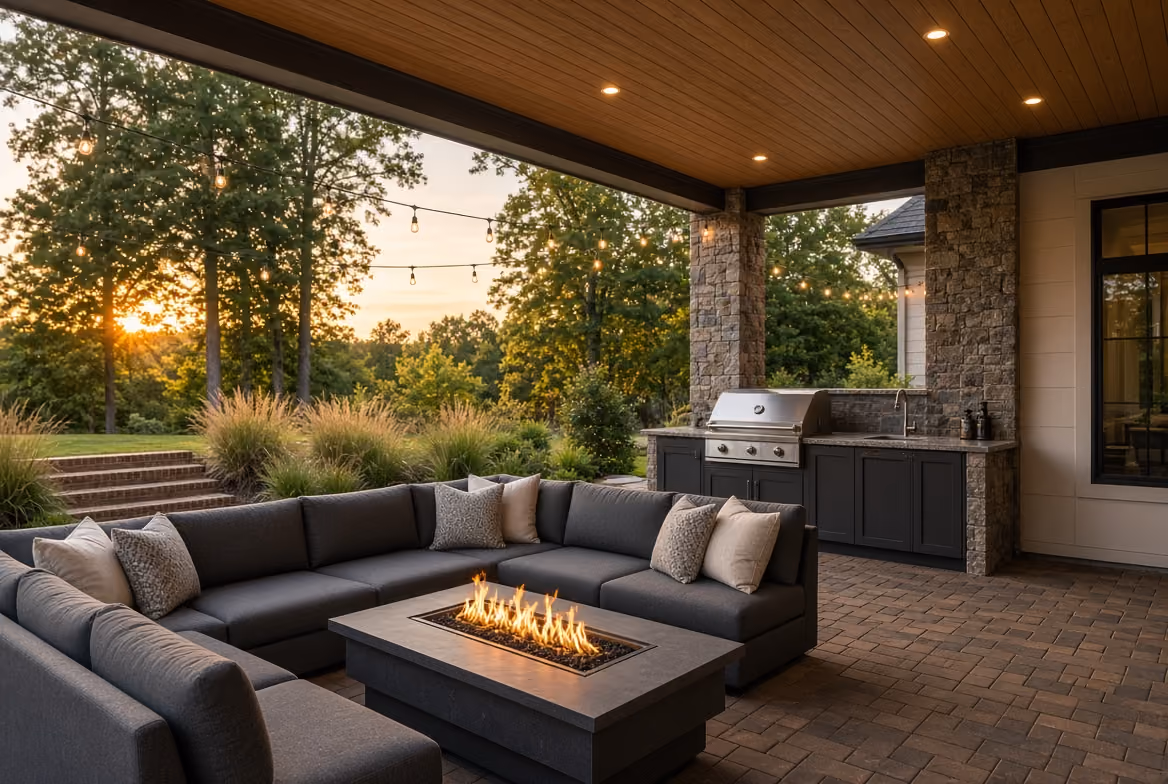 Outdoor Living Space in Cary NC
