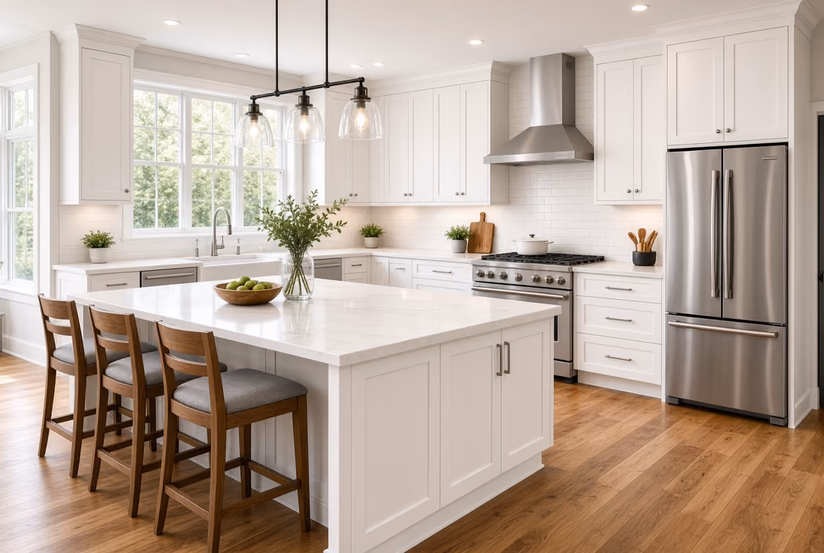 Bright Open Kitchen Remodel