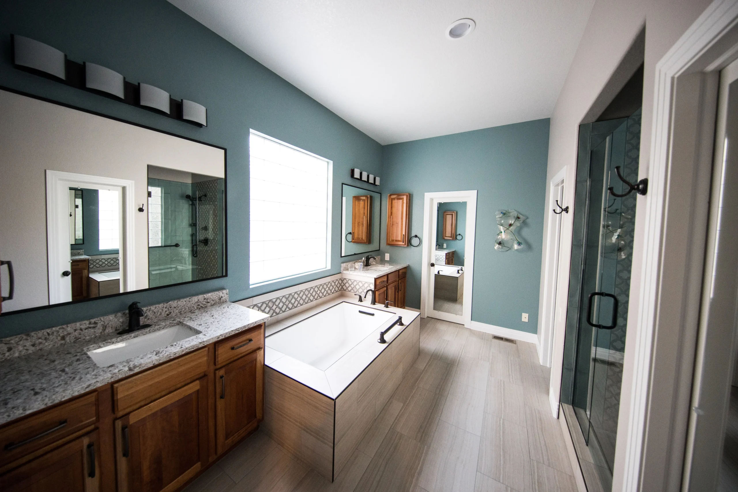 master bathroom suite