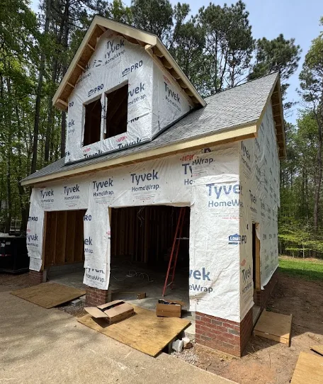 Before Garage Addition Raleigh NC