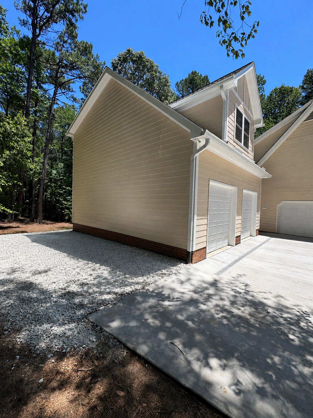 After Garage Addition in Raleigh NC