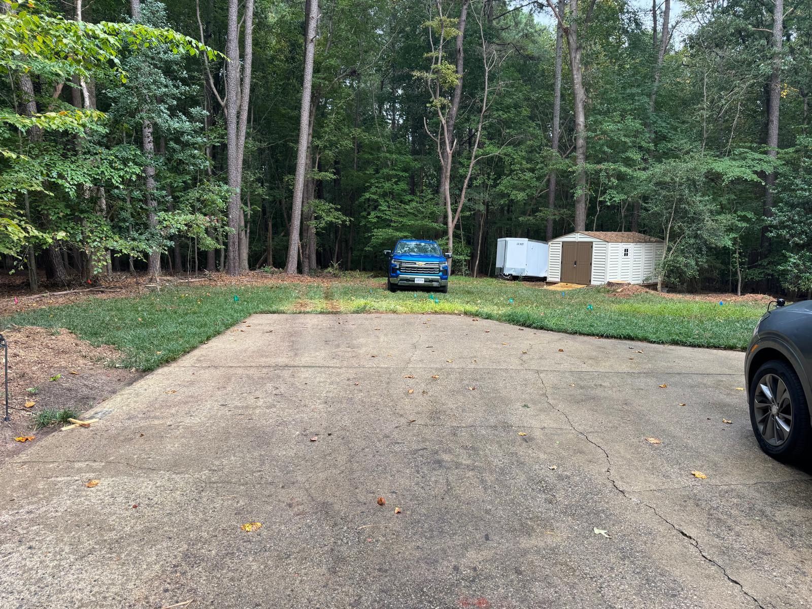 Before Garage Addition Raleigh NC