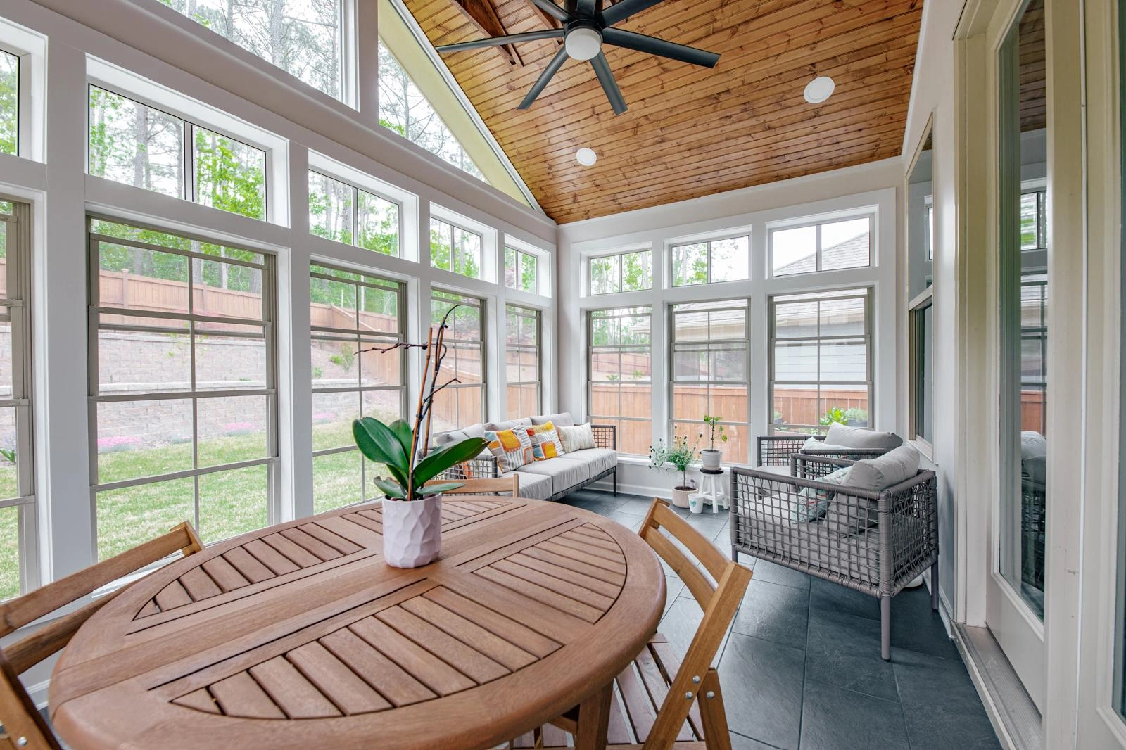 After Sunroom Addition, Raleigh