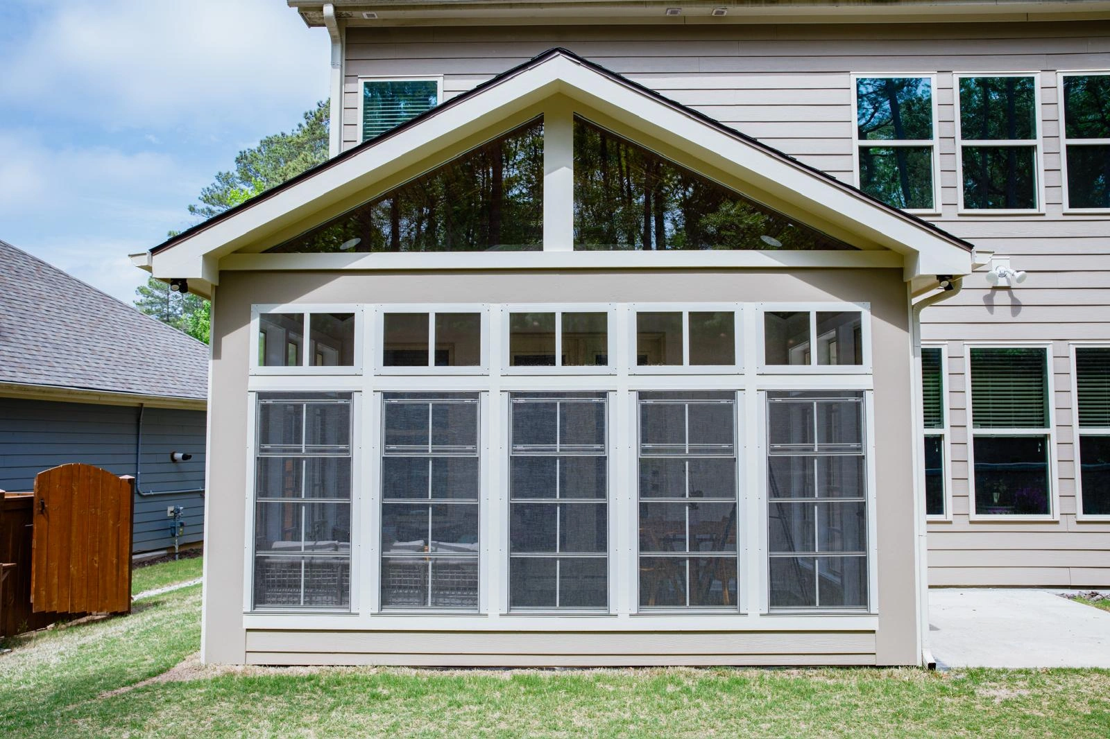 After Sunroom Addition, Raleigh