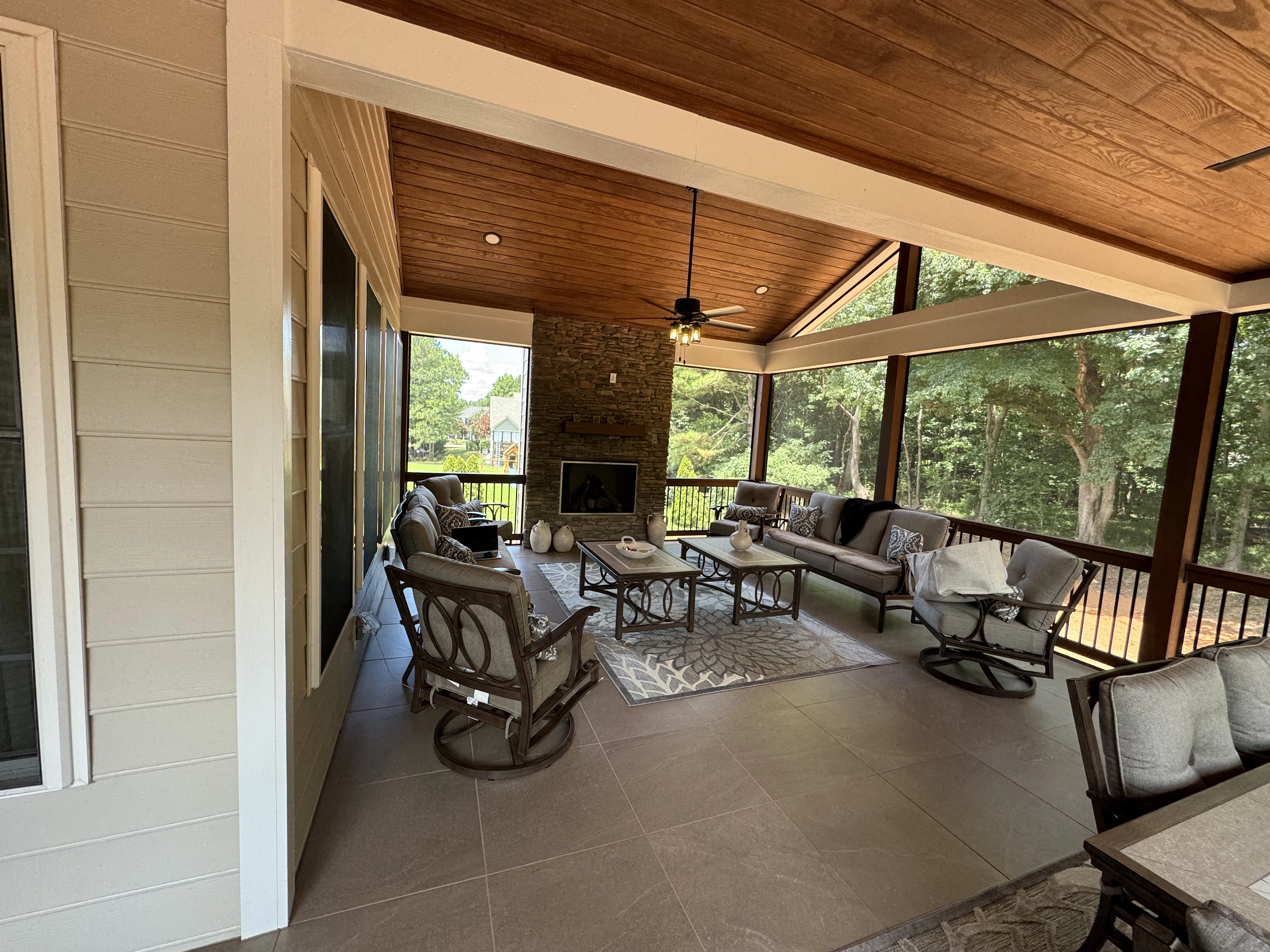 After Screen Porch Addition, Raleigh