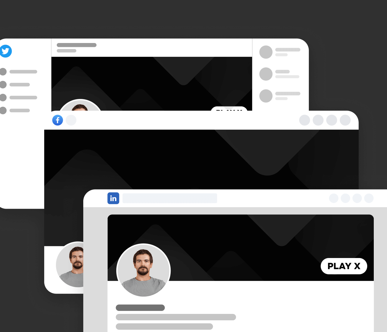 Play X - Social Media Assets Included - Video Production Agency Webflow Template
