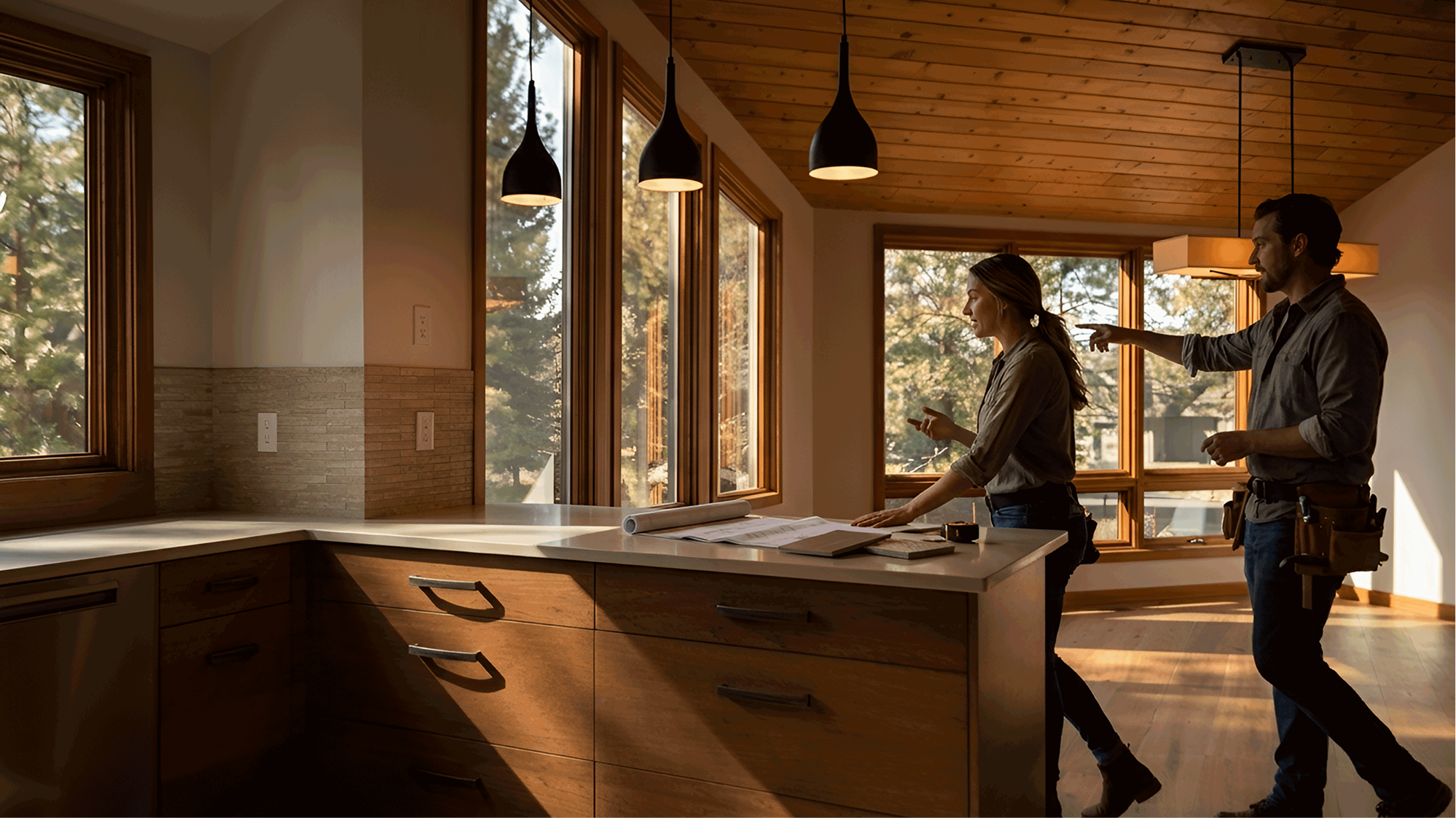 Nolte Project Image of a Final Kitchen Remodel Walk-Through