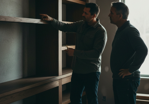 Nolte Walkthrough with Client During Build