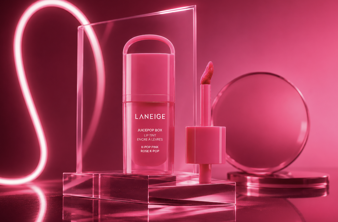 K-pop gloss beauty content