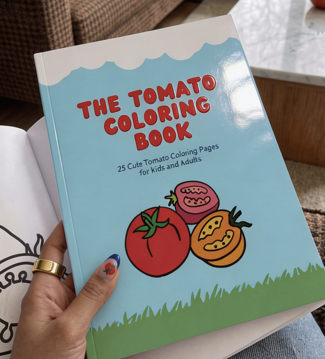 Tomato University coloring book — live on Amazon