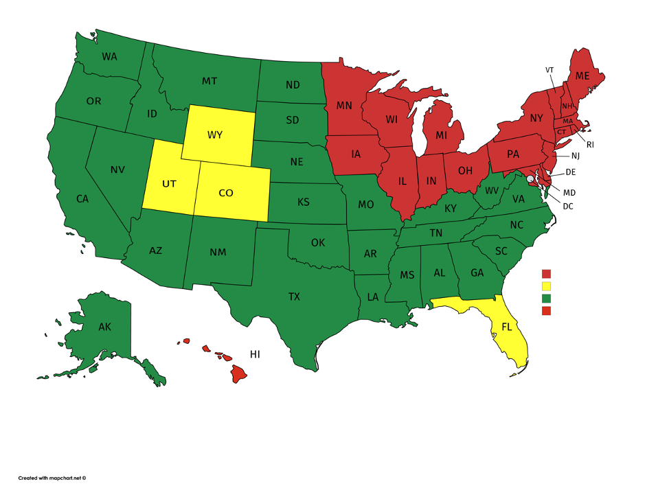 A map showing the potential growth offered by underserved areas