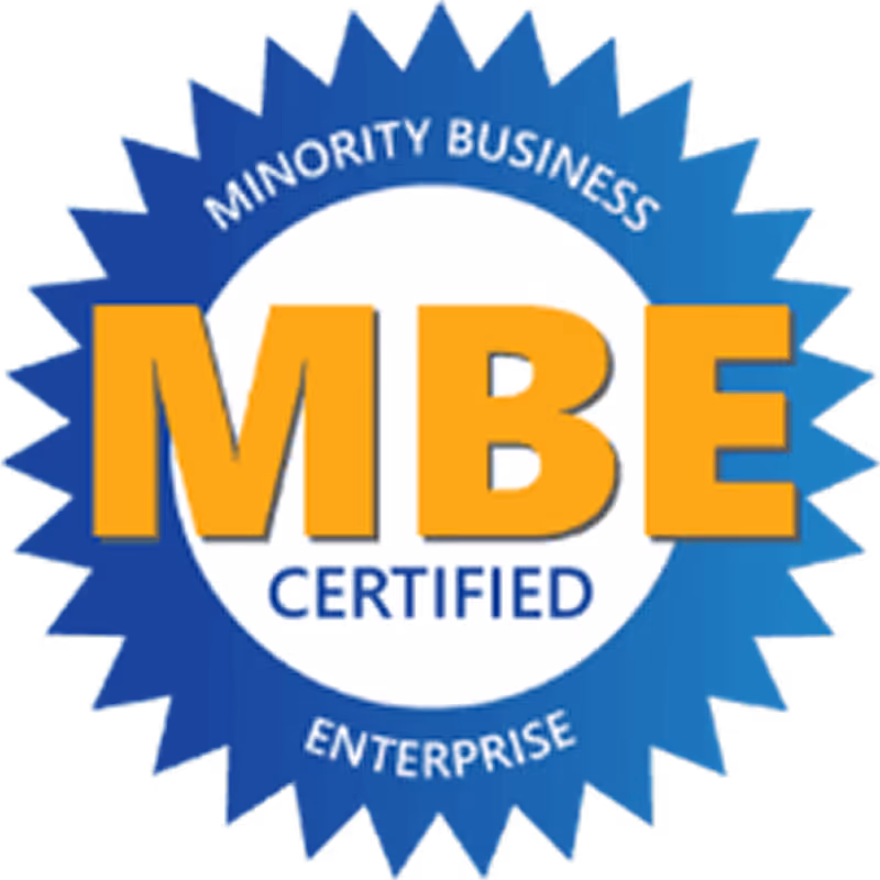 Minority Business Enterprise (MBE) Certified logo